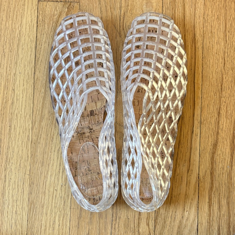 Amazon Clear Jellies Ballerina Flats 8